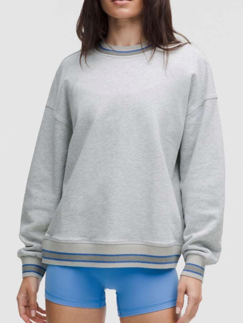 Lululemon “Perfectly Oversized Ringer Crew”
Crewneck Sweatshirt